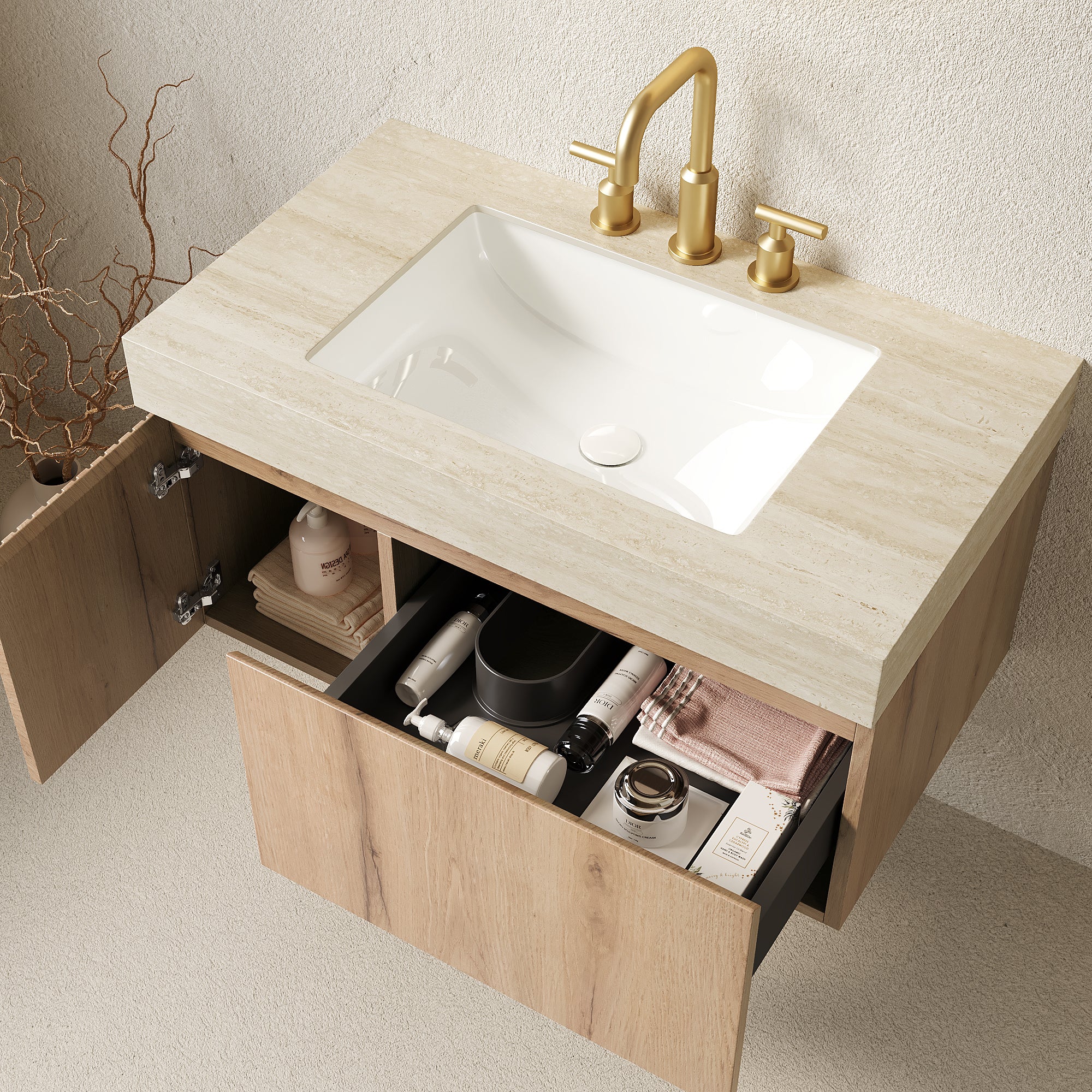 MURI 36" Bathroom Vanity & Sink