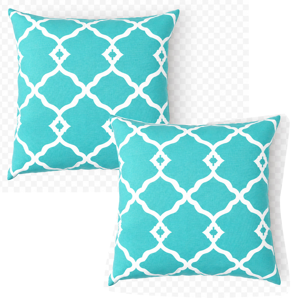 6 Pack Outdoor Pillow Covers (18x18 Inch)