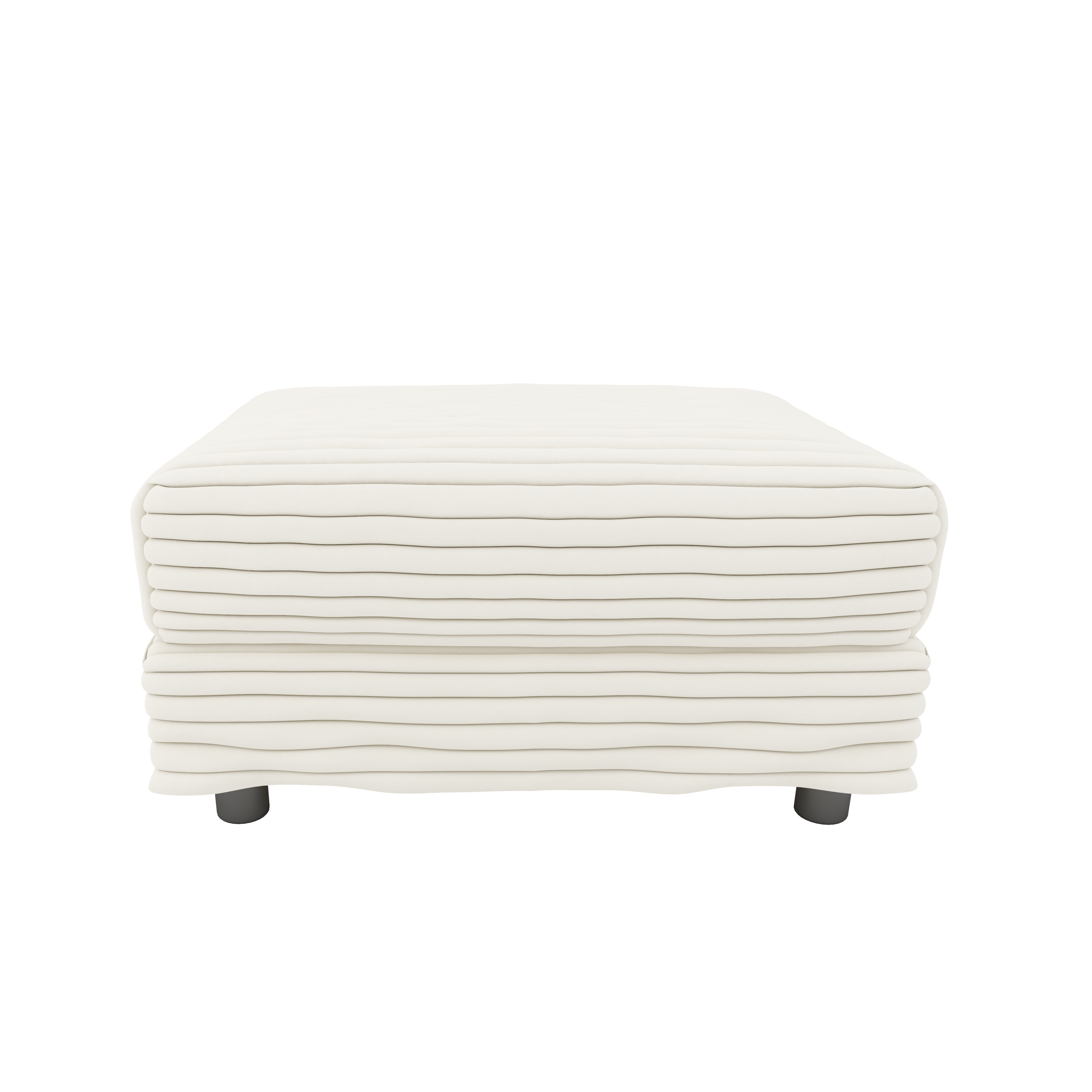 Plush Corduroy 4-Seat Sofa