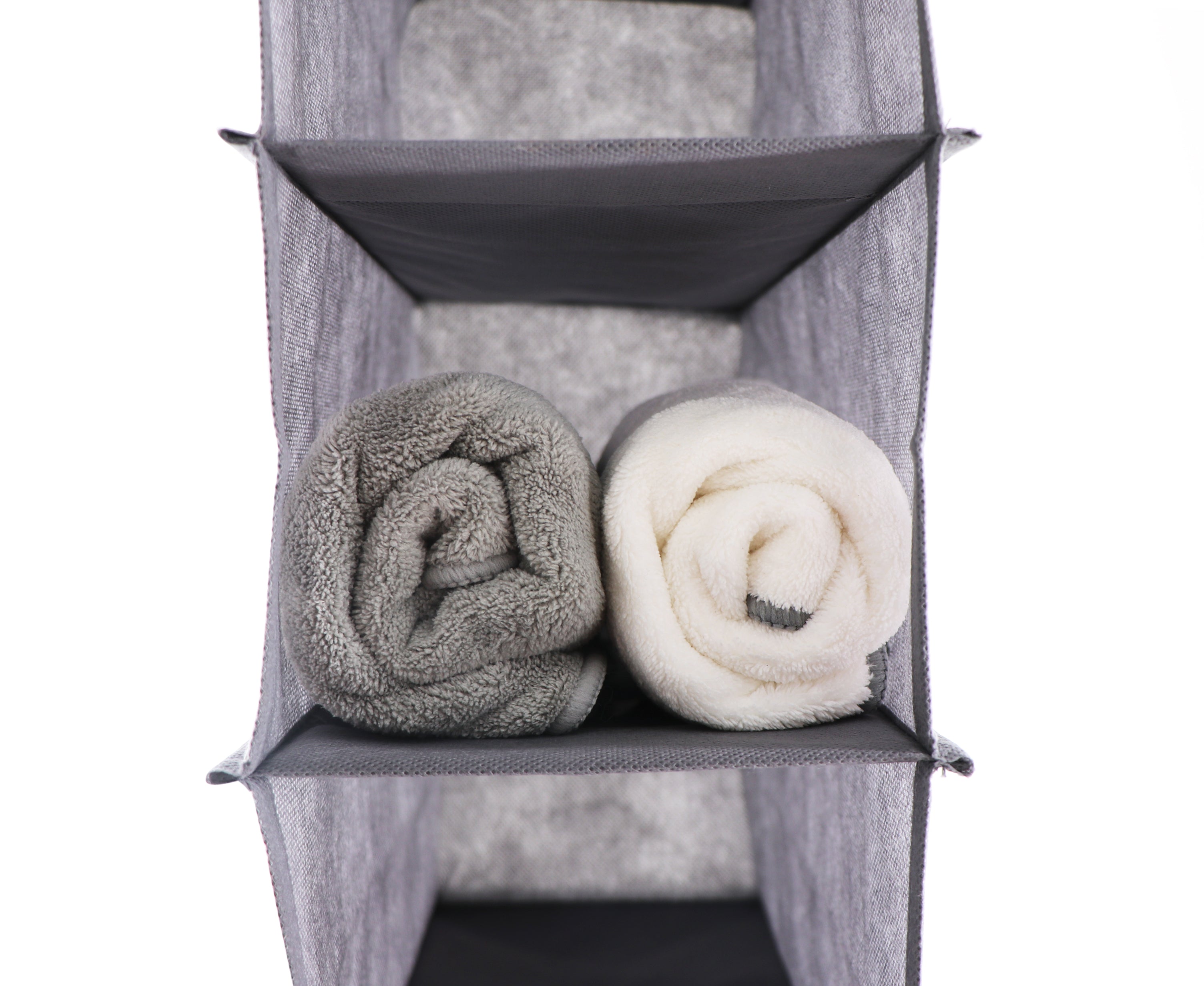 J&V TEXTILES Hanging Closet Organizer, 6-Shelf 10-Shelf Closet Hanging Storage Shelves