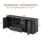 64-Inch Wavy TV Stand