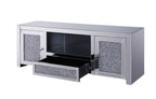 Noralie Mirrored & Faux Diamonds TV Stand