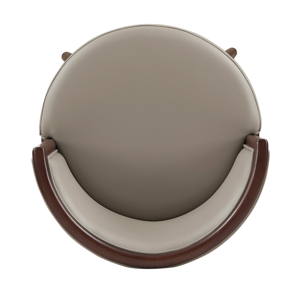 Evalyn Wood Upholstered Counter Stool