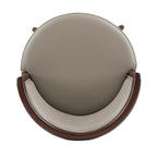 Evalyn Wood Upholstered Counter Stool