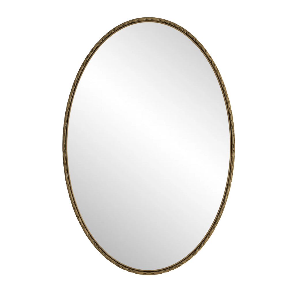 Iron Art Oval Retro Mirror