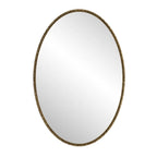 Iron Art Oval Retro Mirror
