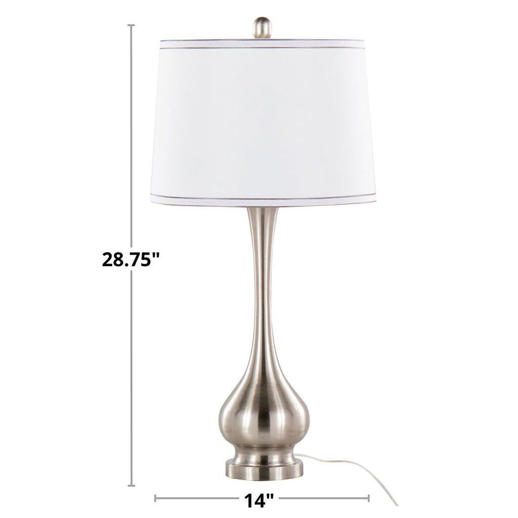 Cairo 28.75" Contemporary Metal Table Lamp