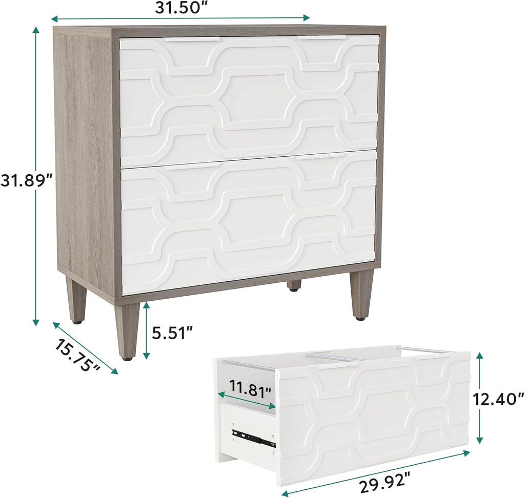 2-Drawer Lateral File Cabinet