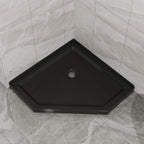 Goodyo 36 in. Corner Drain Neo-Angle Shower Base