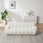 87.4-Inch Cloud Series Minimalist Button-Tufted Three-Seater Sofa