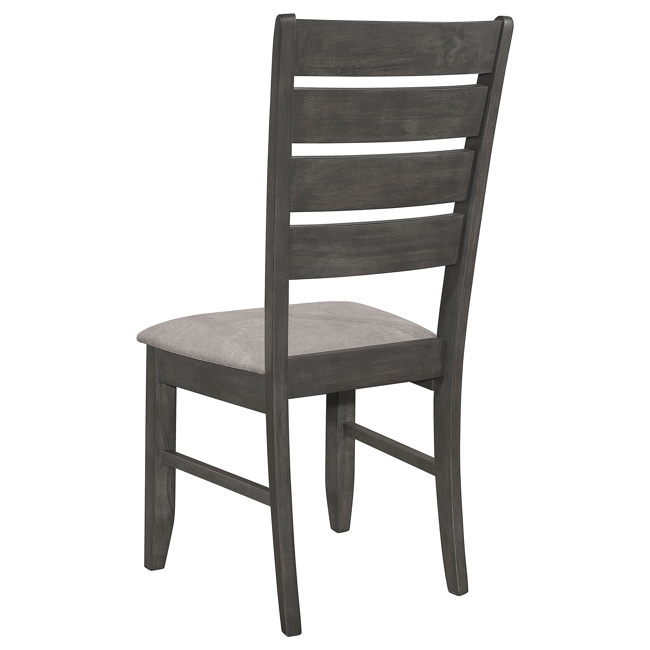 Grey and Dark Dining Side Chair Set