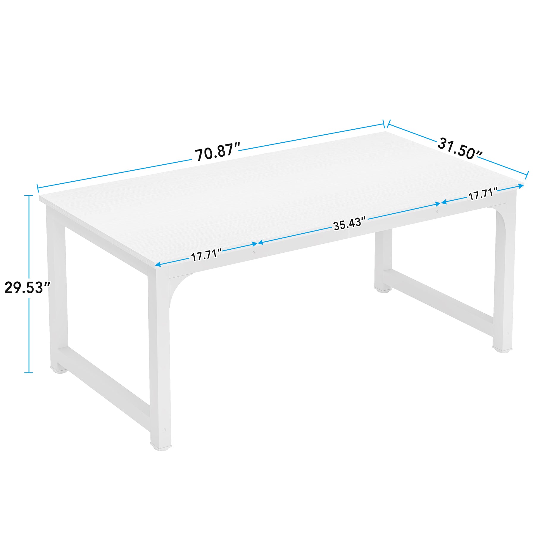 70.8" Executive Office Desk