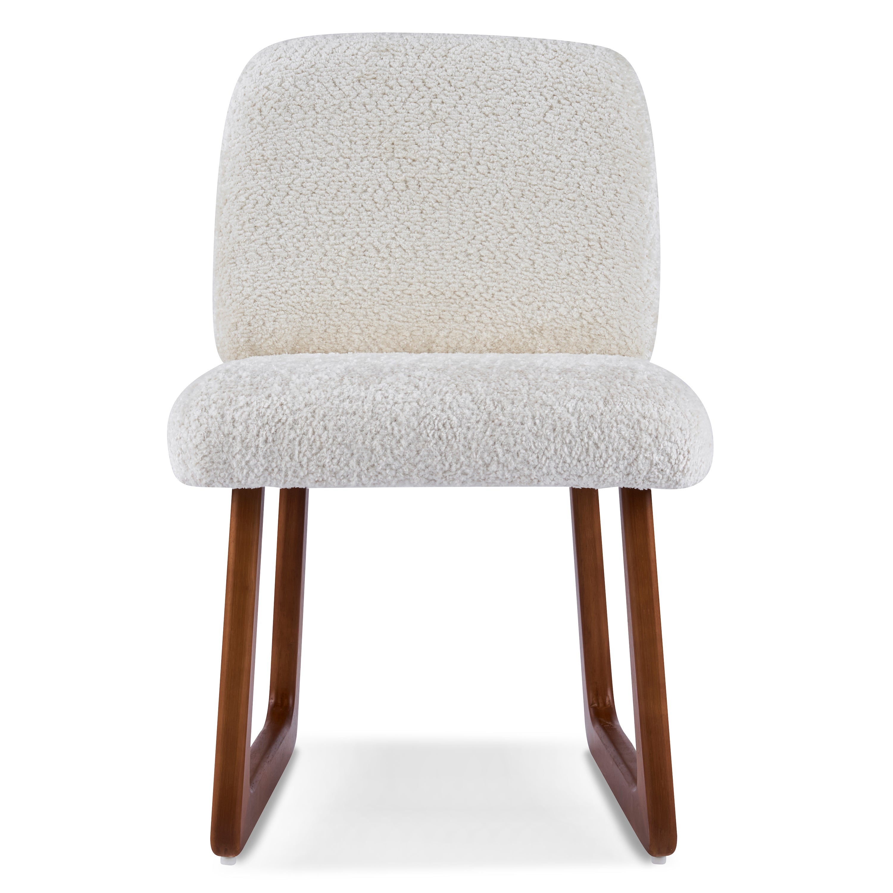 Dining Chair Set of 2, Plush Fabric Upholstered Dining Chairs