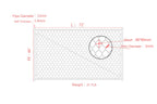 Adjustable 3.8FT Chain Link Walk Gate Kit