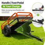 1500LBS Capacity 15 Cubic Feet Dump Cart Trailer
