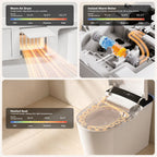 Fully Intelligent Toilet with Automatic Flip Cover
