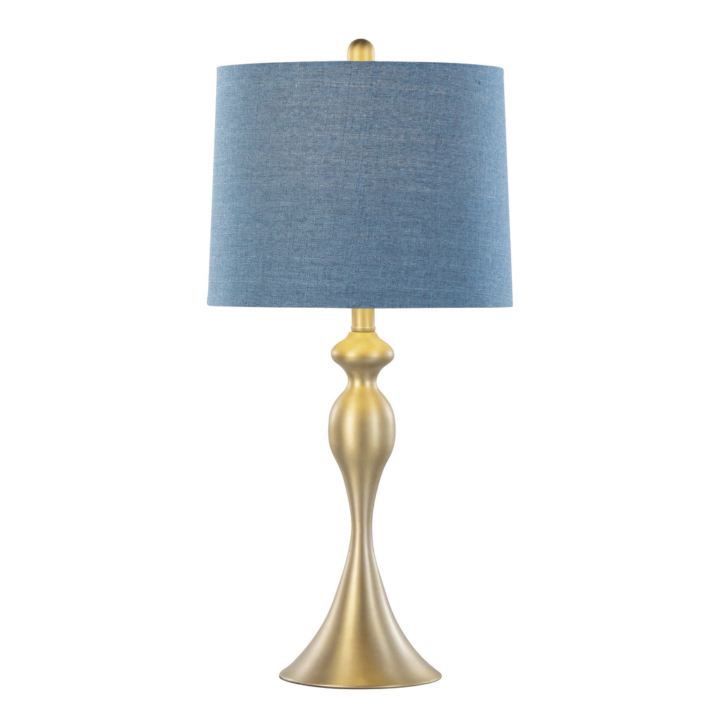 27" Contemporary Metal Table Lamp