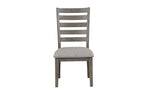 Casual Side Dining Chair with Ladder Back (Set of 2)