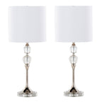 26" Contemporary Crystal Table Lamp