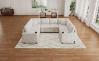 107.1" Sectional Sofa Convertible Pull-out Sofa Bed