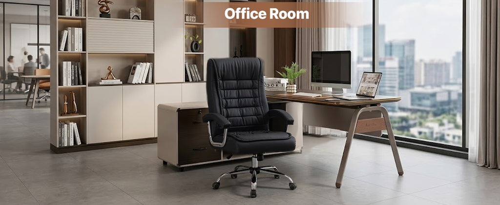 Executive Office Chair - High Back PU Leather Desk Chair