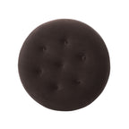 Yolanda 24" Round Upholstered Accent Ottoman Deep