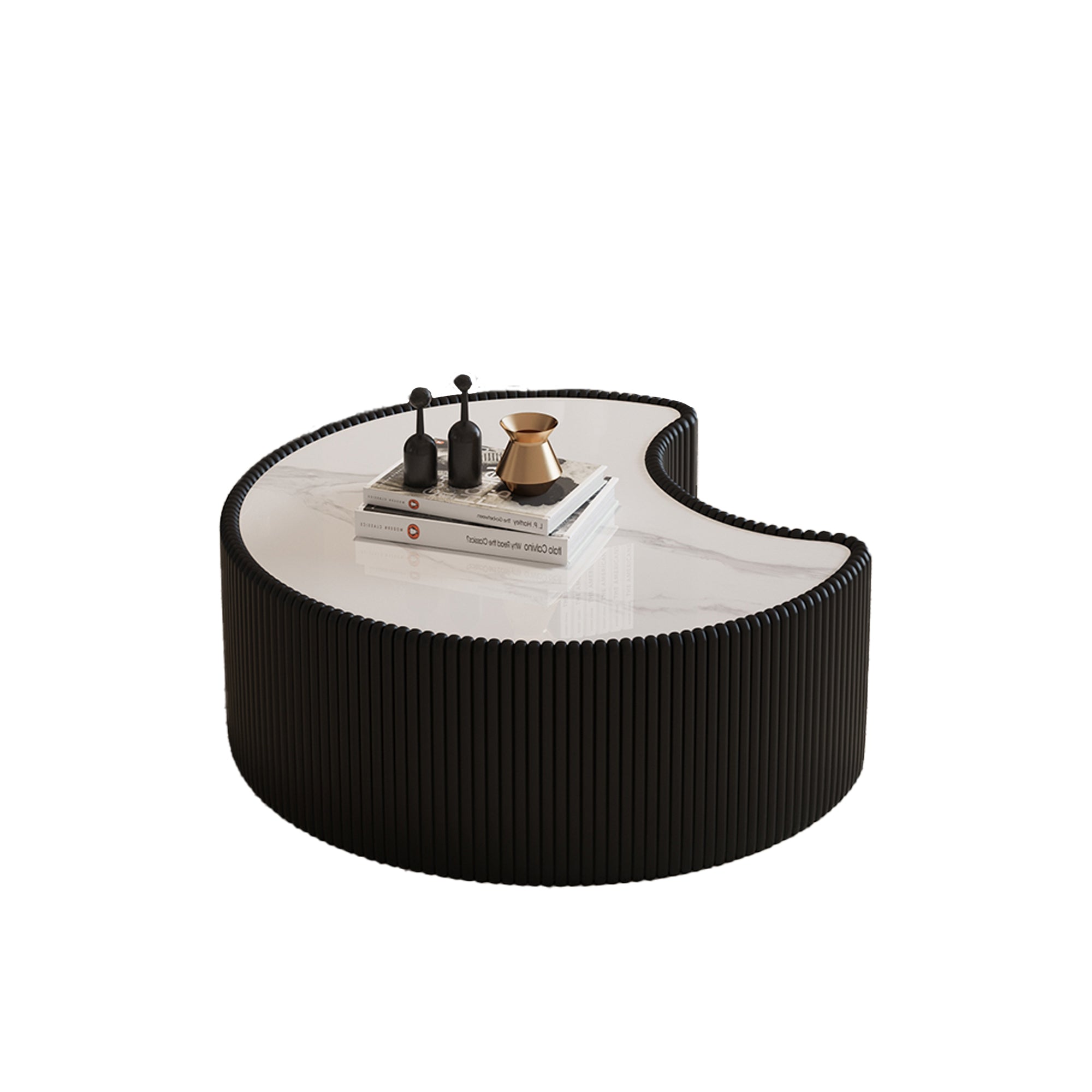 Light Sintered Stone Top Coffee Table