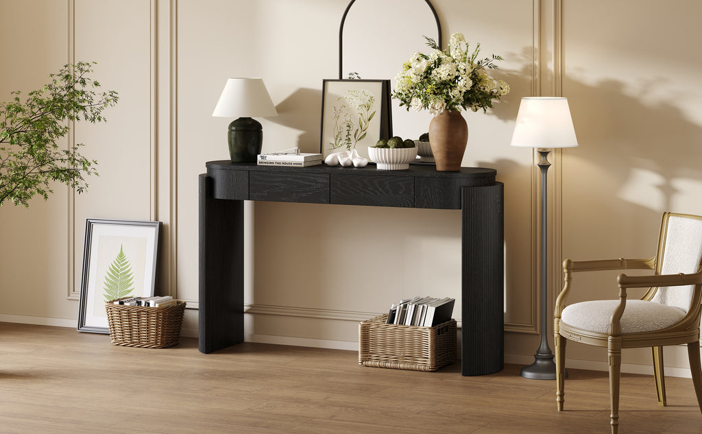 TREXM Entryway Table with Storage