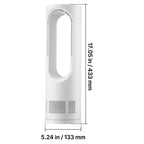 Bladeless Desk Fan - 17 Inch Office Table Fan