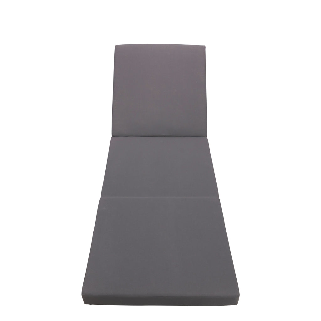 Gray Broadway/Ian Chaise Lounge Cushion (Triple Folds)