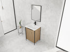 24" Freestanding Bathroom Vanity with Resin Sink