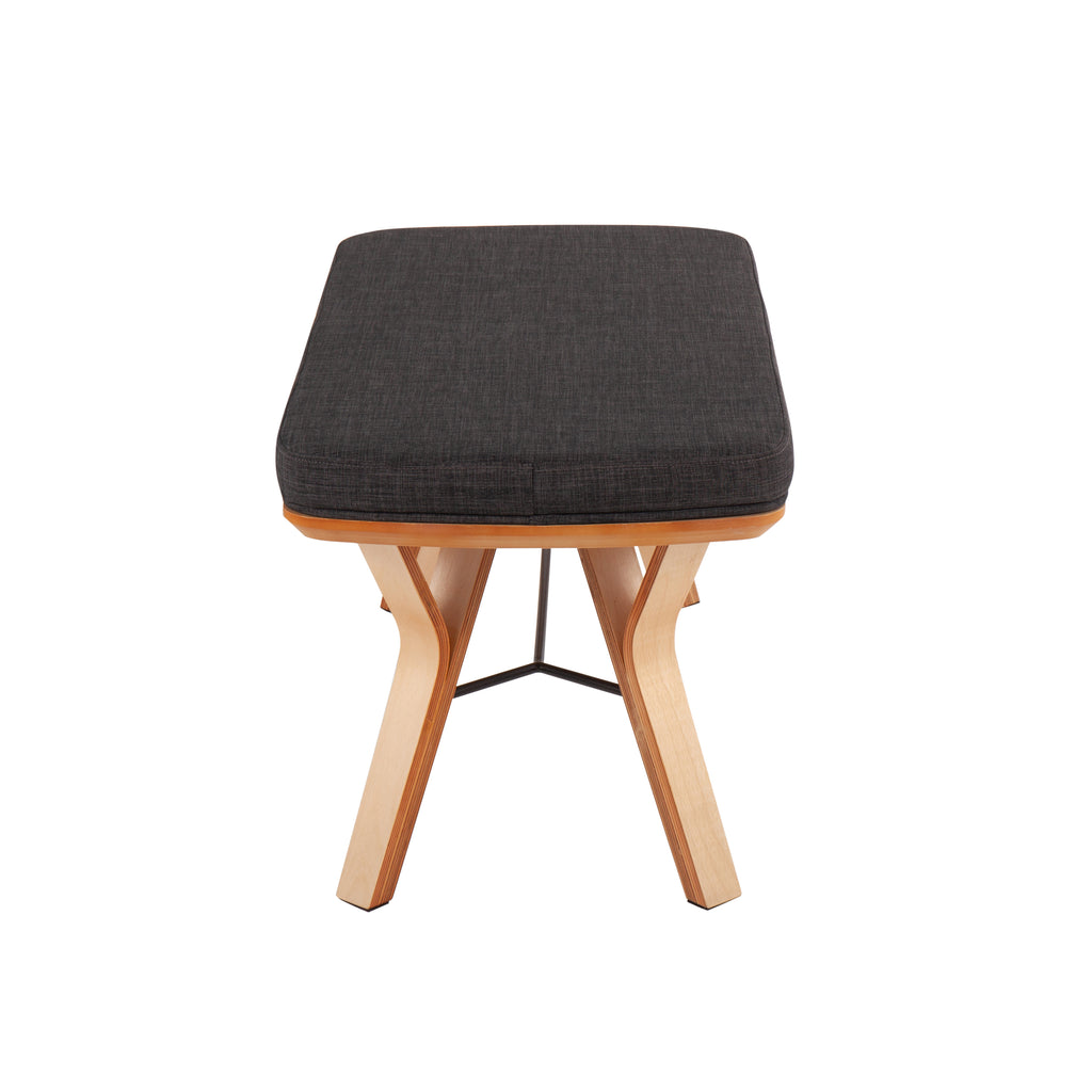 Folia Mid-Century Modern Bench