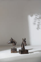 S/2 5.1x4x8" Horse Bookends