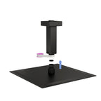 3-Inch Ceiling Mounted Shower Arm with Flange - Matte