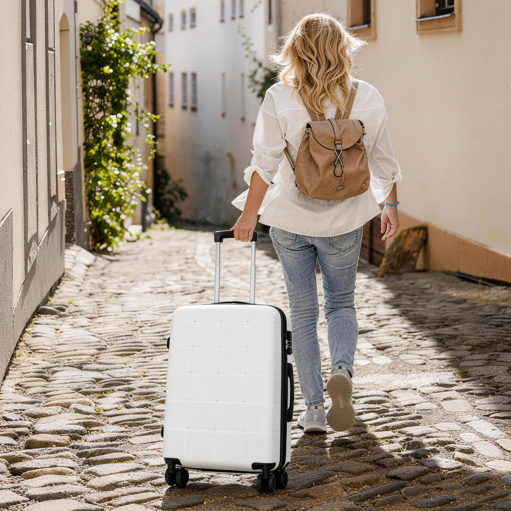 Hardside Luggage Set 5 Piece with Bags