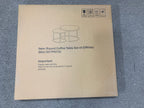 27.6" Nesting Coffee Table Set of 2