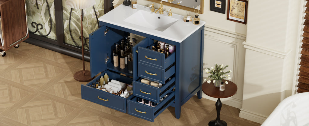 36" Bathroom Vanity with Sink