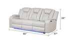 Benz LED & Power Recliner 2 PC Set