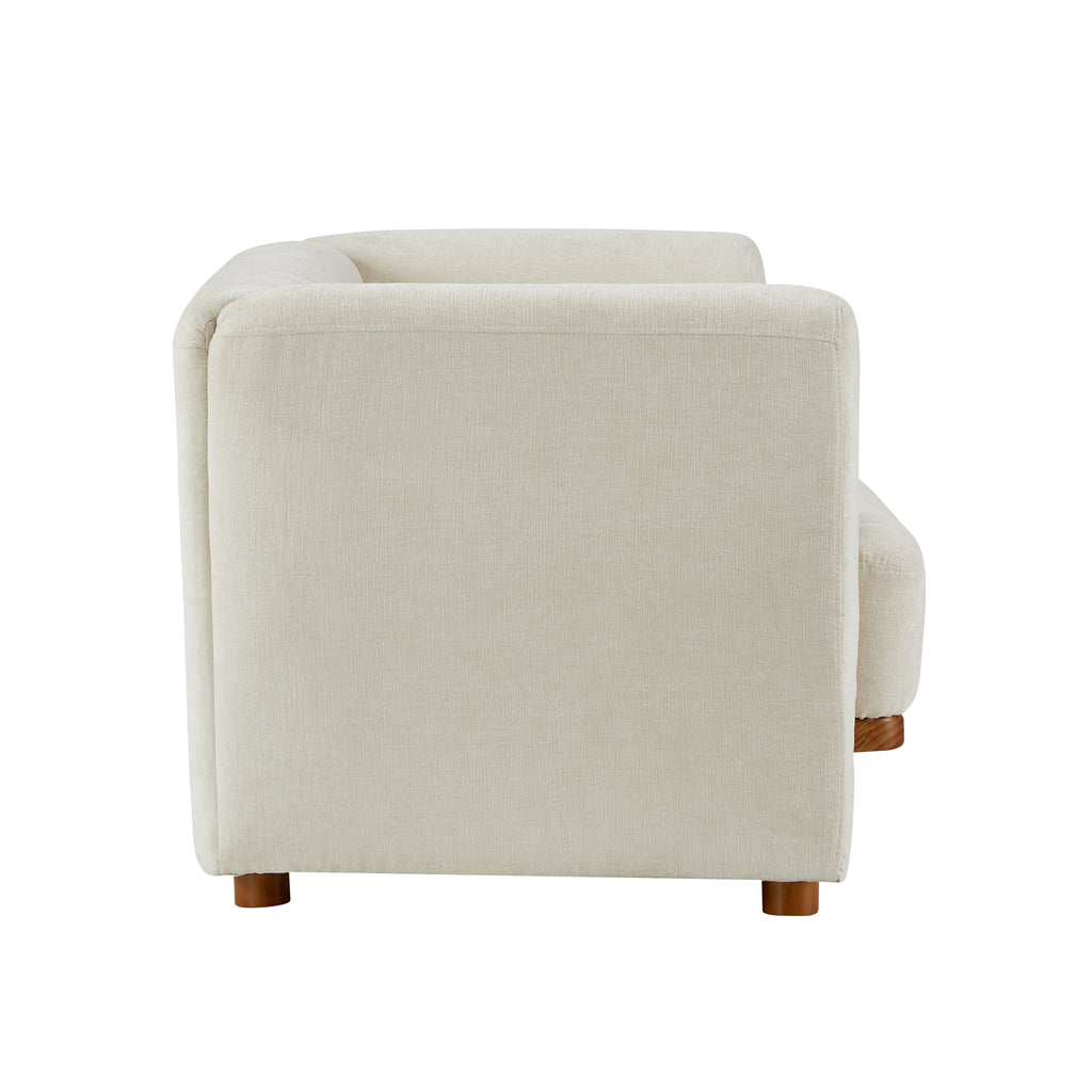 Flow 79 in. Modern Upholstered Chenille Sofa
