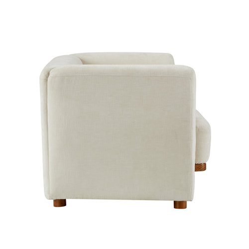 Flow 79 in. Modern Upholstered Chenille Sofa