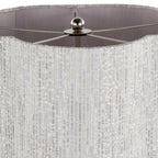 Lily 30" Contemporary Metal Table Lamp in Polished Nickel