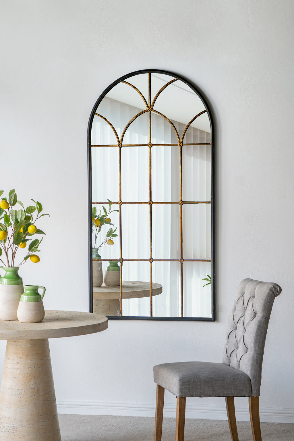 34x65.5" Arched Full-Length Mirror