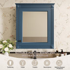 24'' x 27'' Wall Mounted Bathroom Storage Cabinet with Mirror