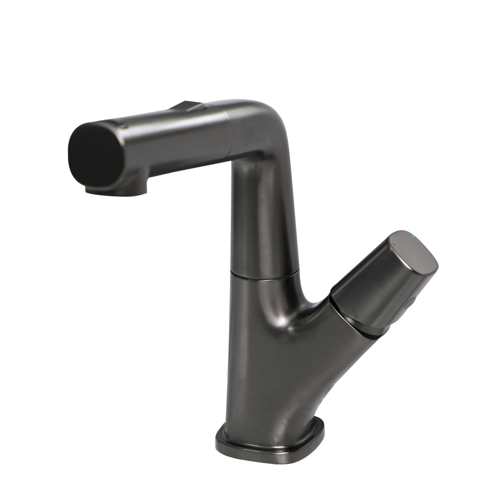 Pull-Down Bathroom Sink Faucet with Three Water Modes
