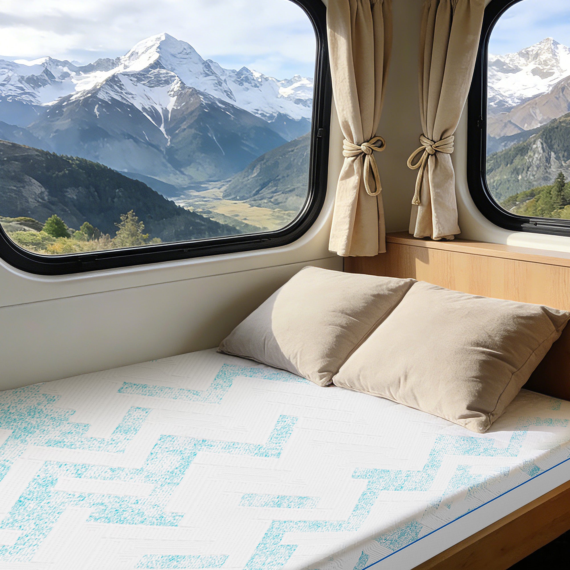 8-Inch RV Latex Memory Foam Mattress