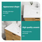 36"x18" White Rectangular Single Vanity Top
