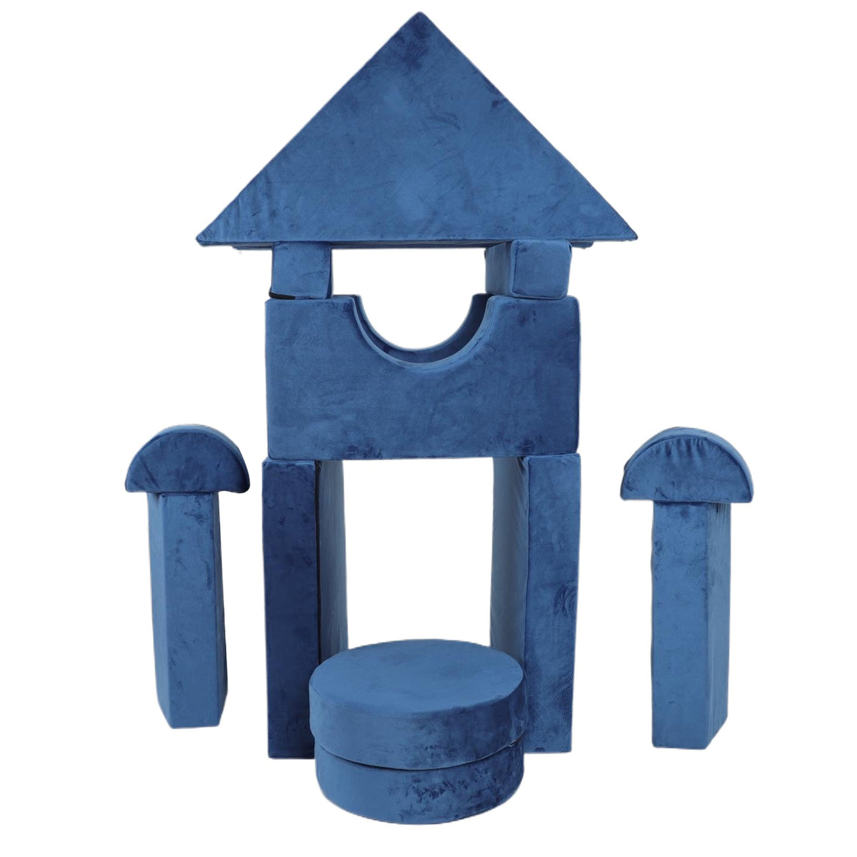 14-Piece Kids Modular Play Couch in Blue