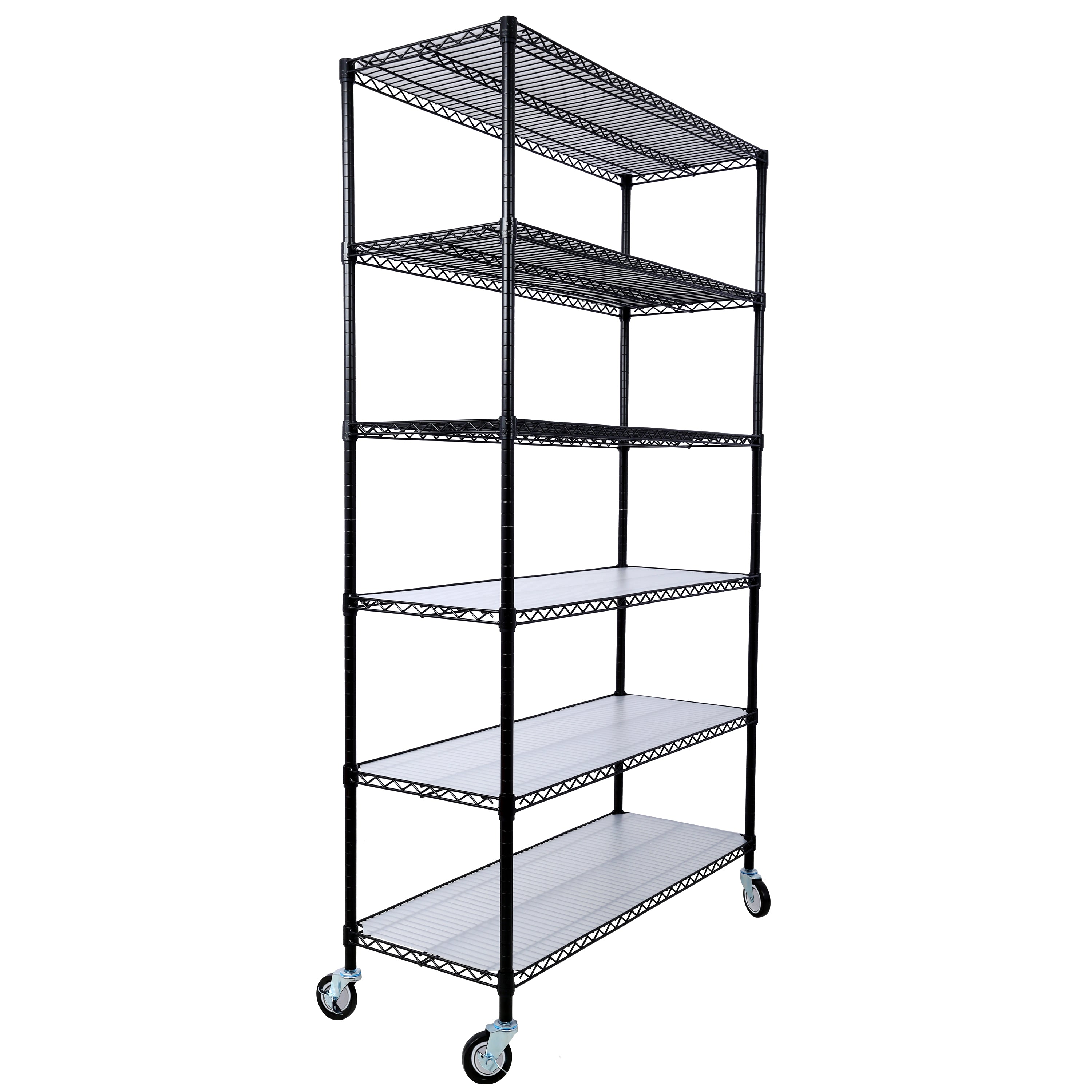 6 Tier 6000lbs Capacity NSF Metal Shelf Wire Shelving Unit