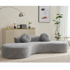 105.5'' Curved Sofa - Modern Minimalist Sofa