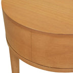 Cabana 18" Round Cane Rattan Storage Side Table